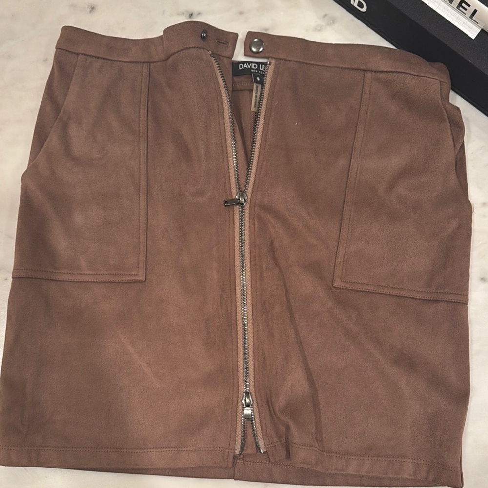 David Lerner Brown Skirt